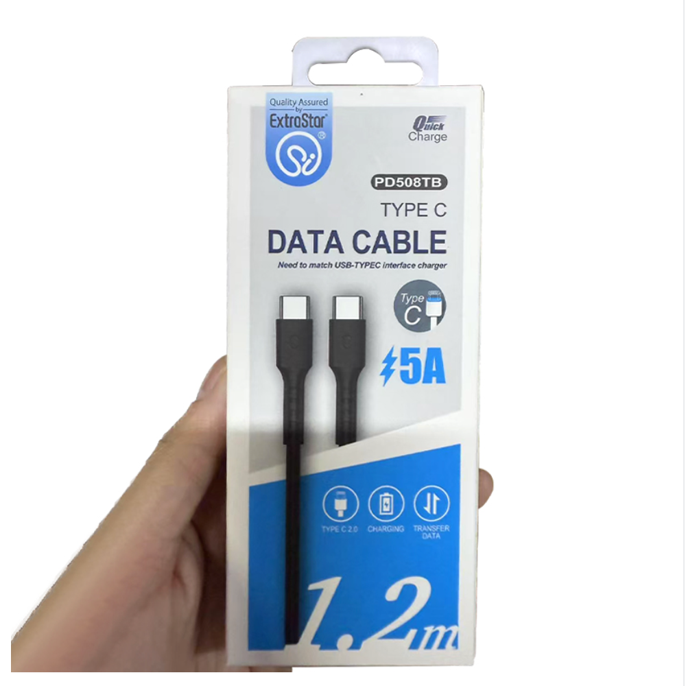 Type-C Data Cable 5A Fast Charging USB-C Cable - 1.2M